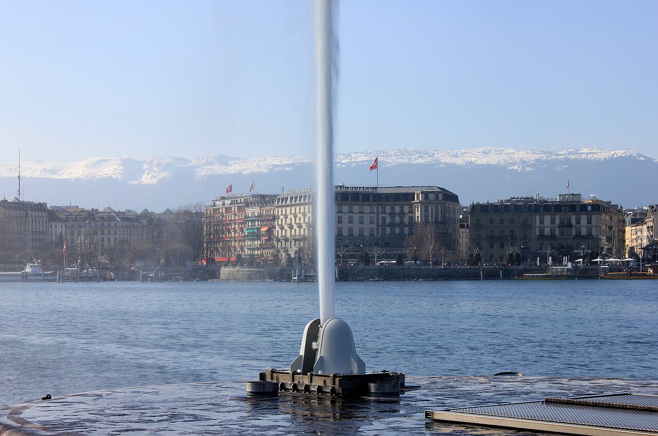 Genève lac Jet d'eau
