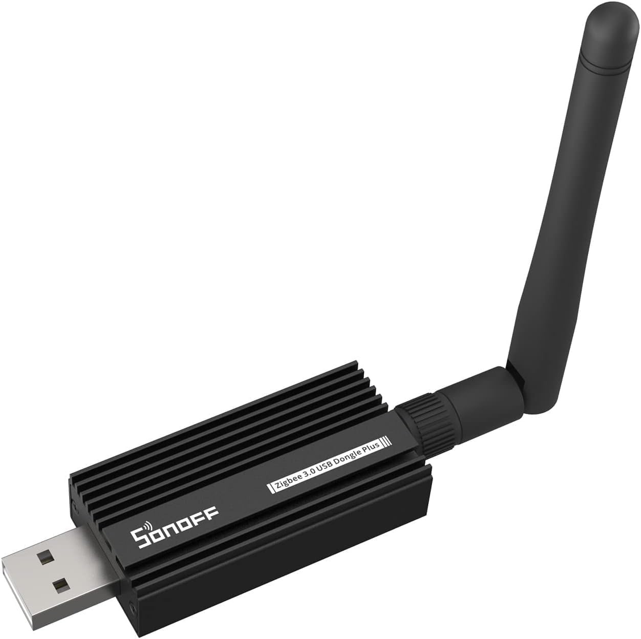 Clé USB coordinateur Zigbee branchée sur une rallonge pour faire tourner Zigbee2MQTT